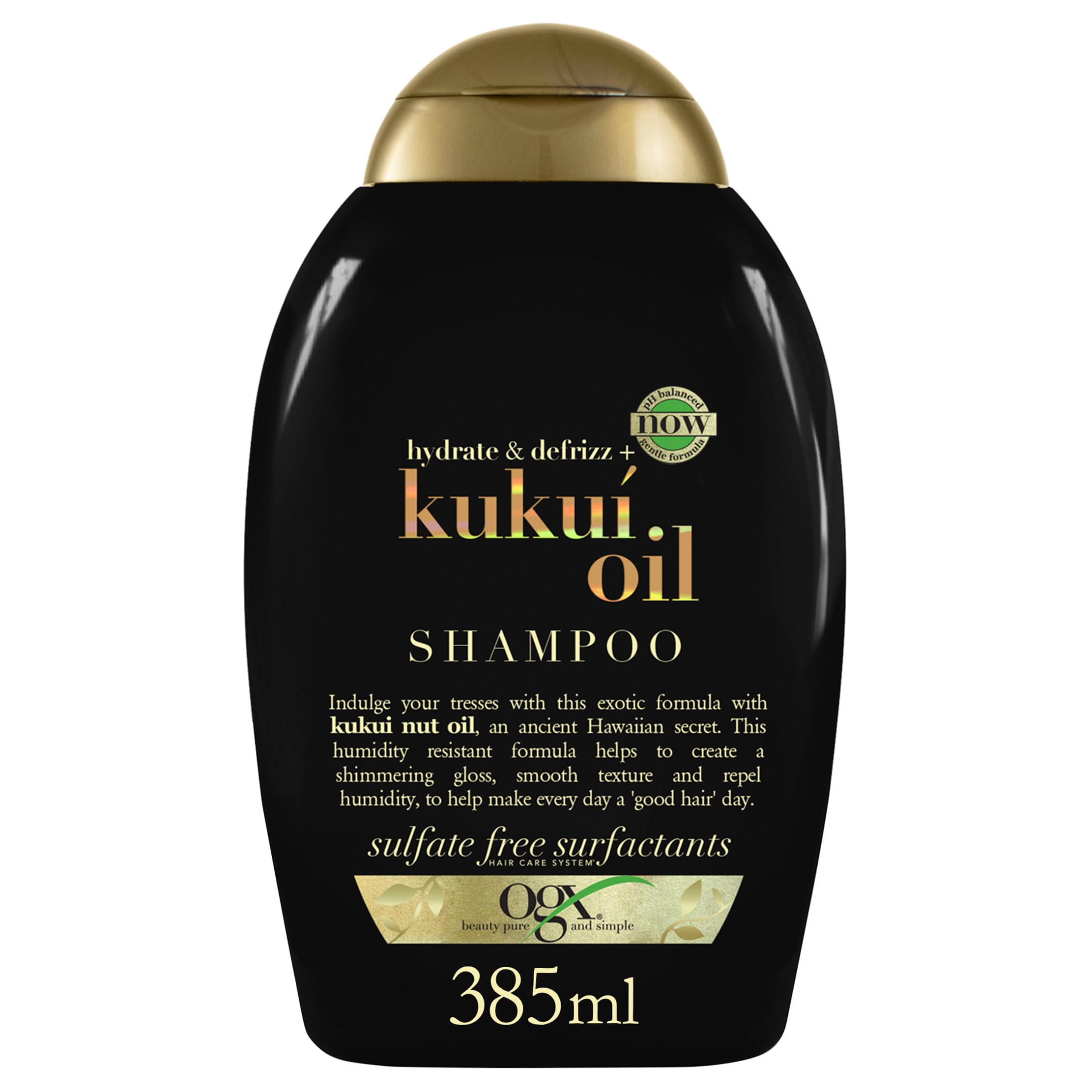 OGX Hydrate + Defrizz Kukui Oil Shampoo, 13 Ounce